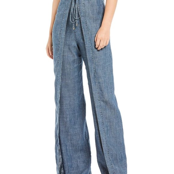 Trina Turk Hewett Linen-Blend Jumpsuit - Picture 2 of 8